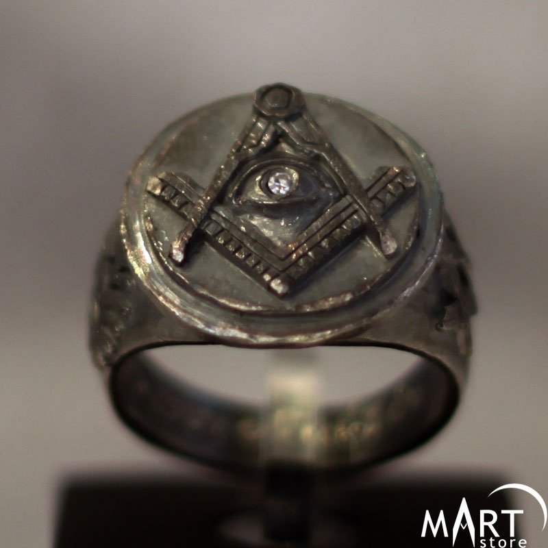 Antique masonic top rings for sale